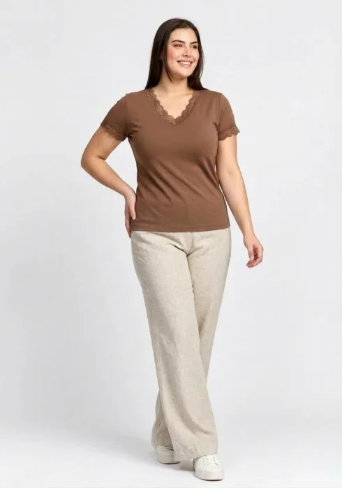 Remera Chloe (con Detalle Puntilla)