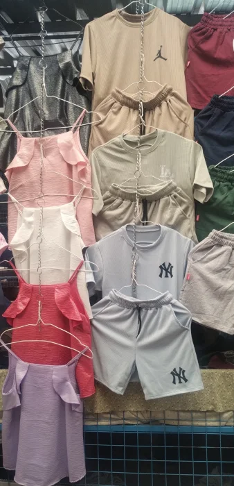 Shorts de Tela Rústico del 6 al 16 Unisex en 4 Colores