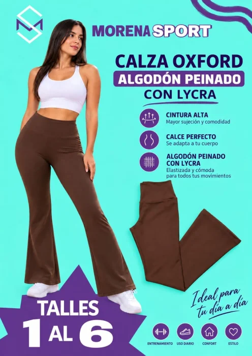 Oxford Algodón Peinado Chocolate