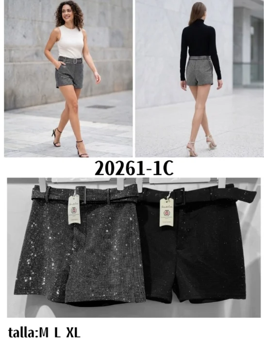 Shorts con Stras
