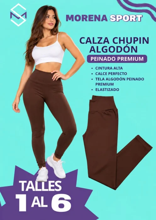 Chupin Algodón Peinado Chocolate