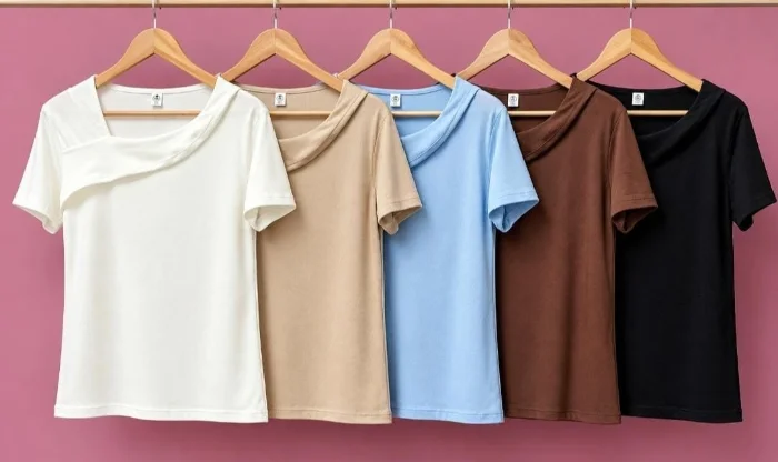 Blusa Cuello Asimetrico