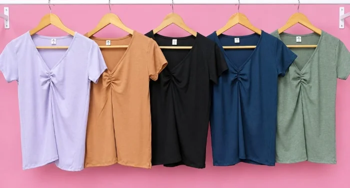 Remera Frunce en Morley