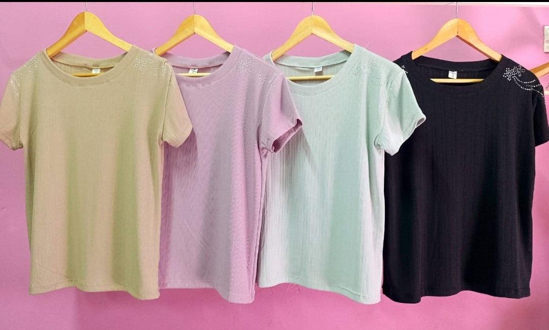 Remera Basica en Punto Ratier - Imagen 2