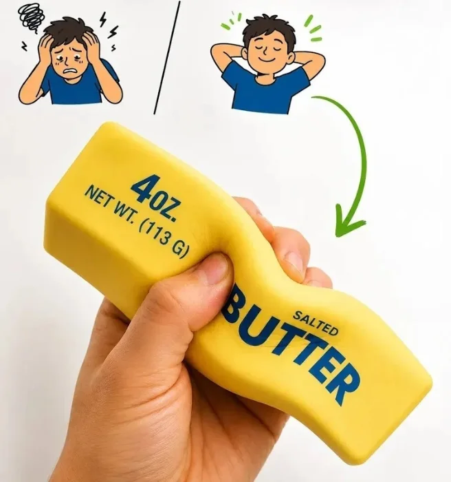 Squishy Butter Manteca Antiestres Viral Tiktok, Fidget Toy, Jugueteria