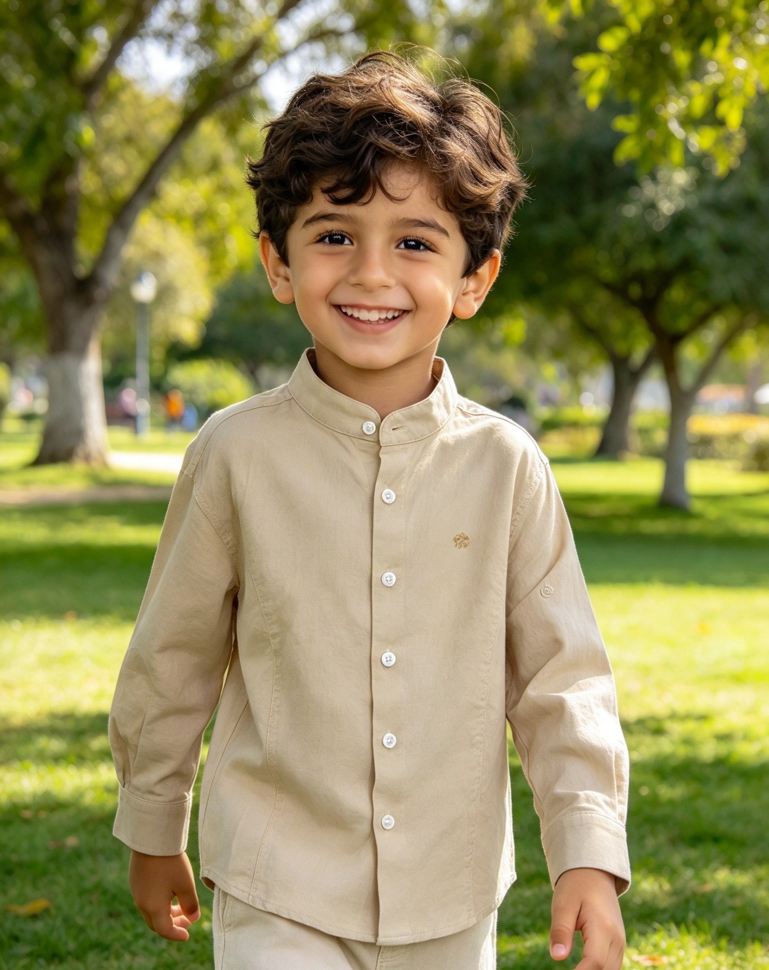 Camisa Cuello Mao Elastisada - Imagen 6