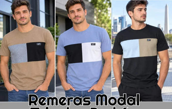 Remera Combinada Hombre
