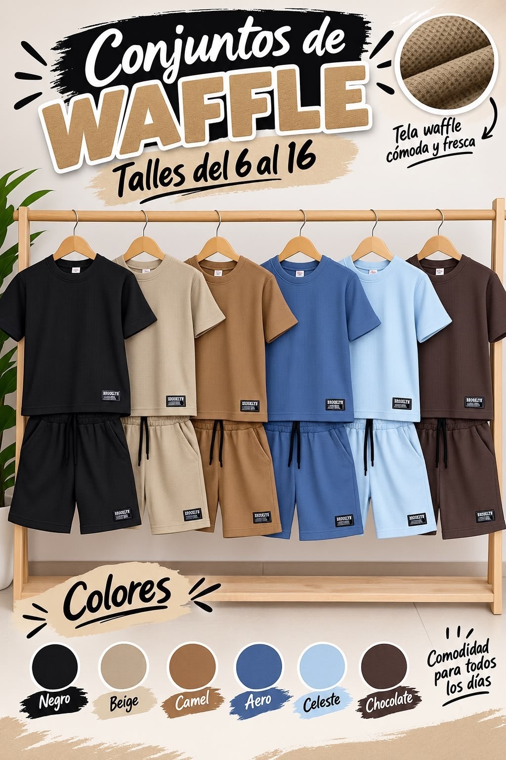 Conjunto Niño Wafle - Imagen 2