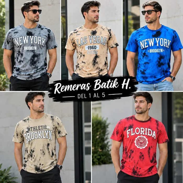 Remera Batik Hombre