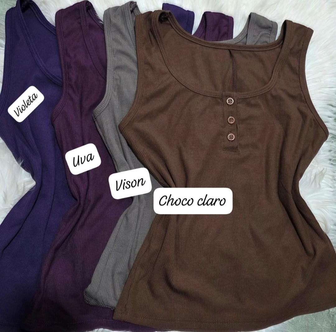 Musculosa Morley con Boton - Imagen 3