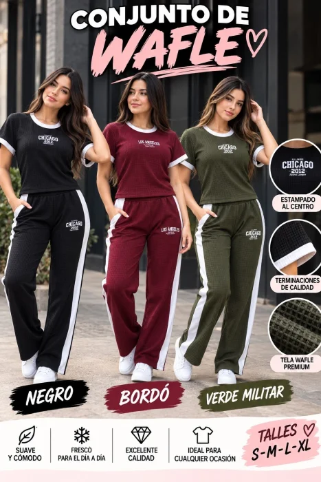 Conjunto de Wafle