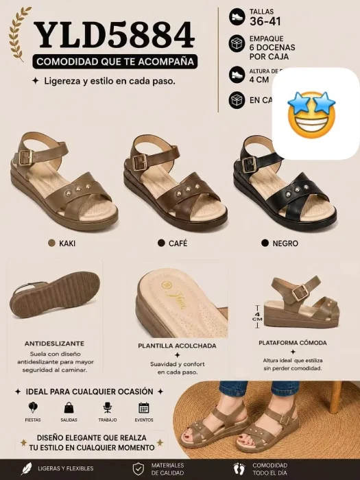 Sandalia Tachas