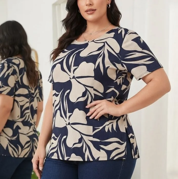 Remera Blusa Slinky Talles Grandes del 7 al 10