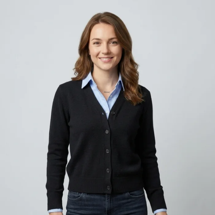 Cardigan Tejido Lana Acrílico para Mujer