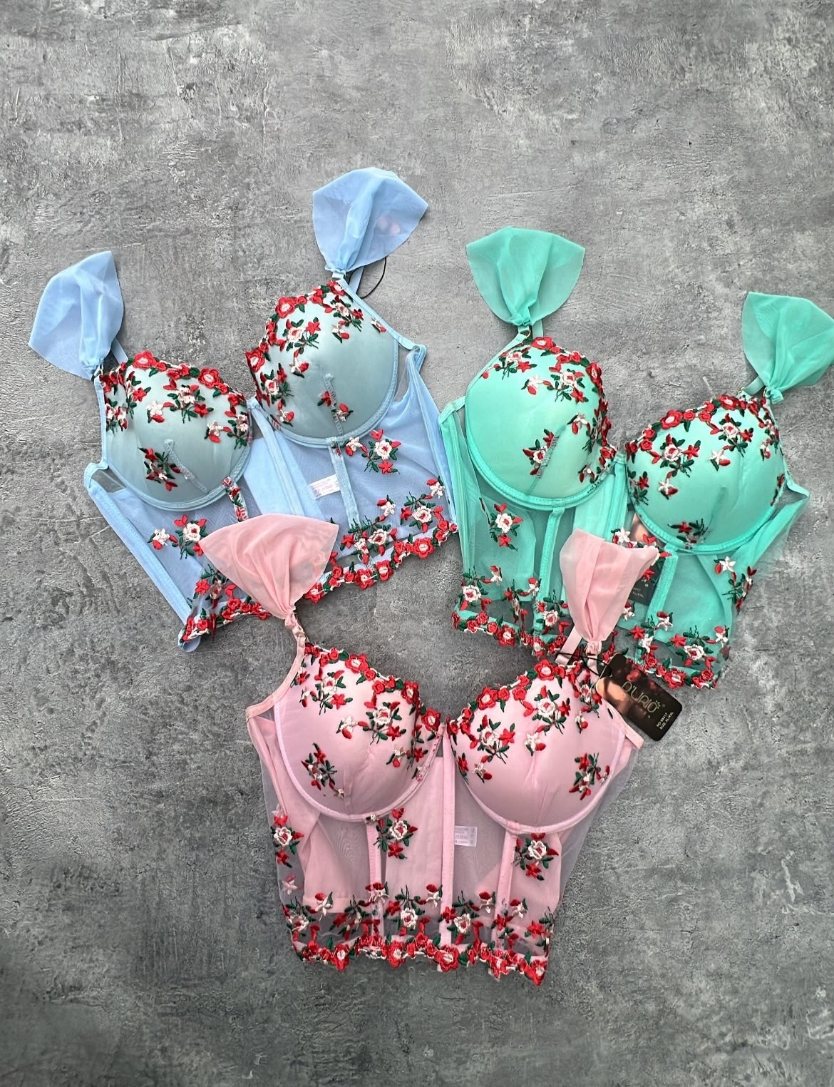 Corset Floral Importado - Imagen 2