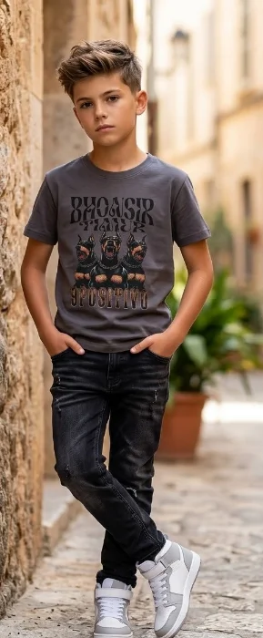 Remeras de Niño Algodón Premium