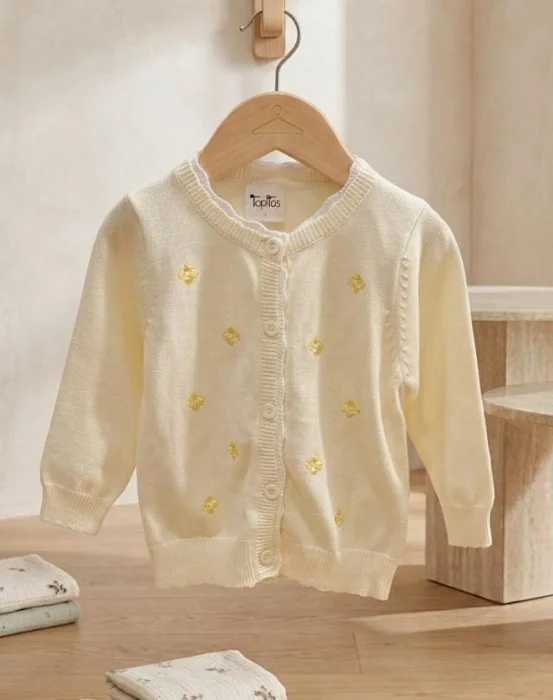 Cardigan de Hilo  Patito para Nenas