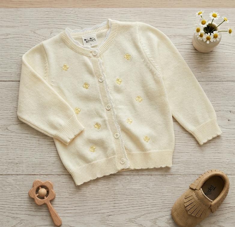 Cardigan de Hilo  Patito para Nenas - Imagen 2