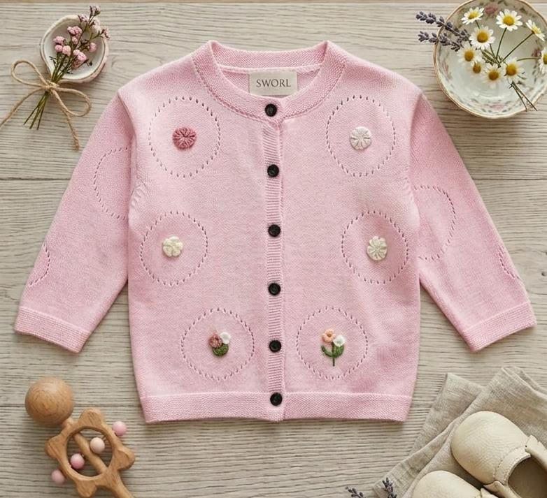 Cardigan de Beba para Nenas de Hilo - Imagen 2
