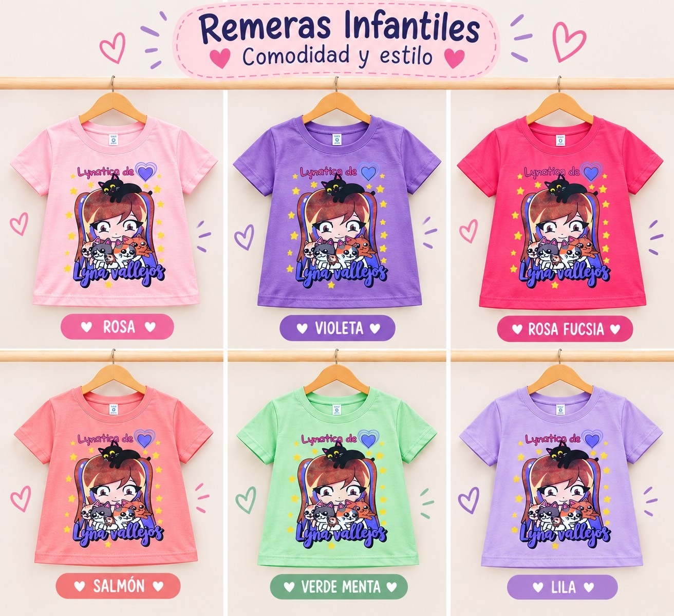 Lyna Remeras de Algodón - Imagen 2