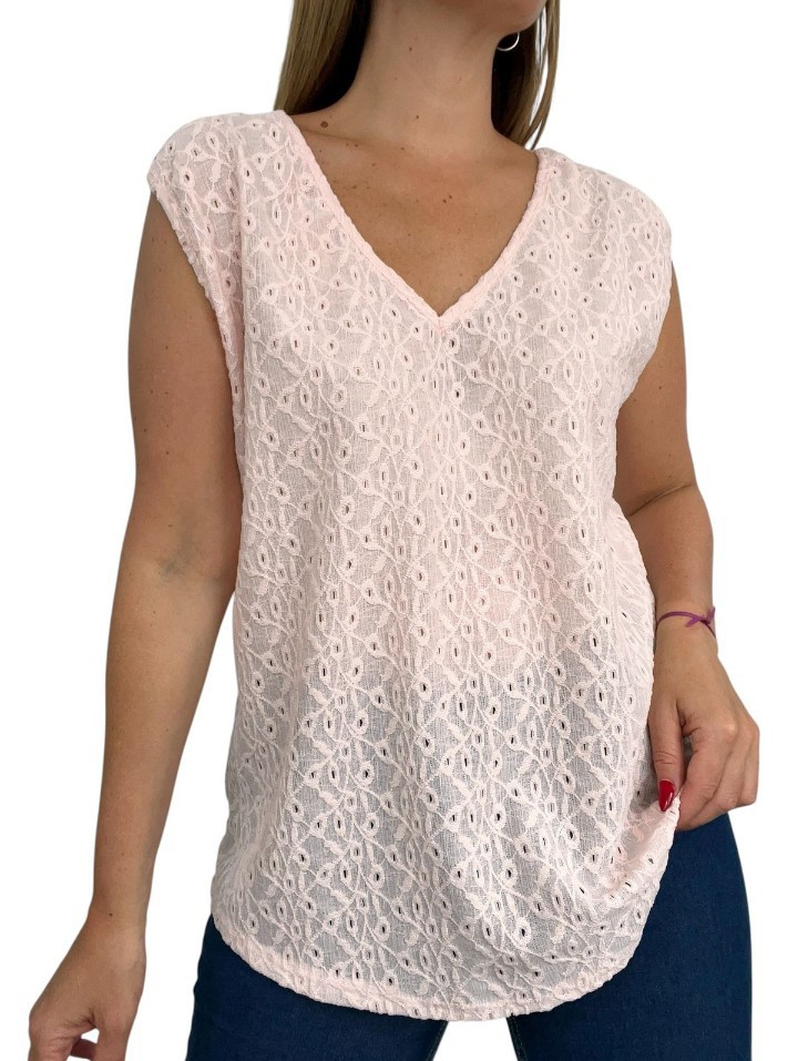 Musculosa Broderin - Imagen 3