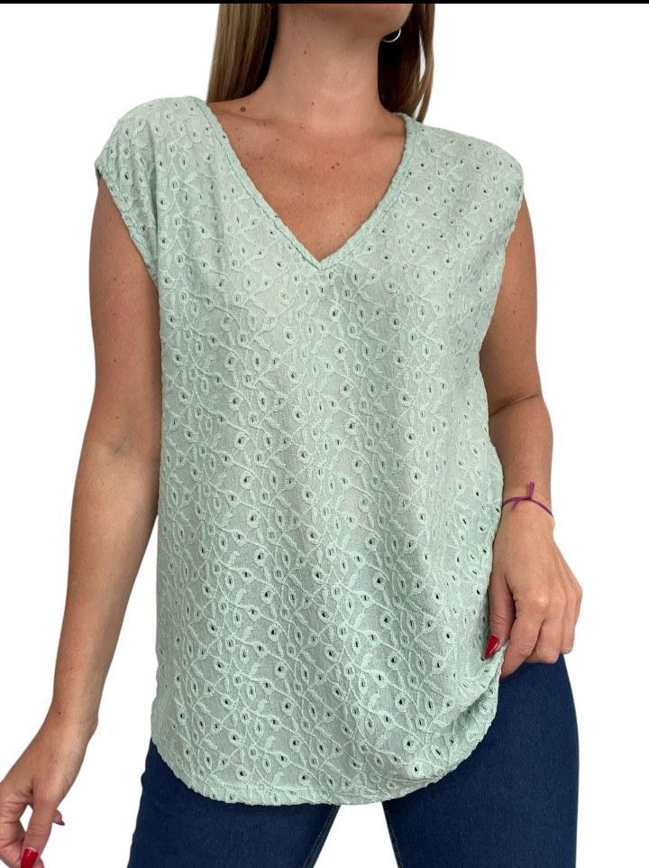Musculosa Broderin - Imagen 4