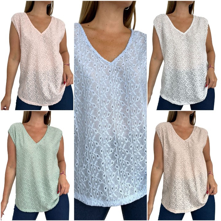 Musculosa Broderin - Imagen 6