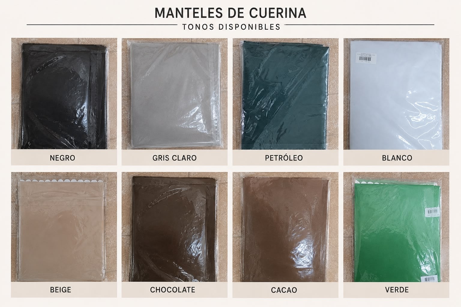 Mantel de Cuerina Liso de 2 Mts - Imagen 8
