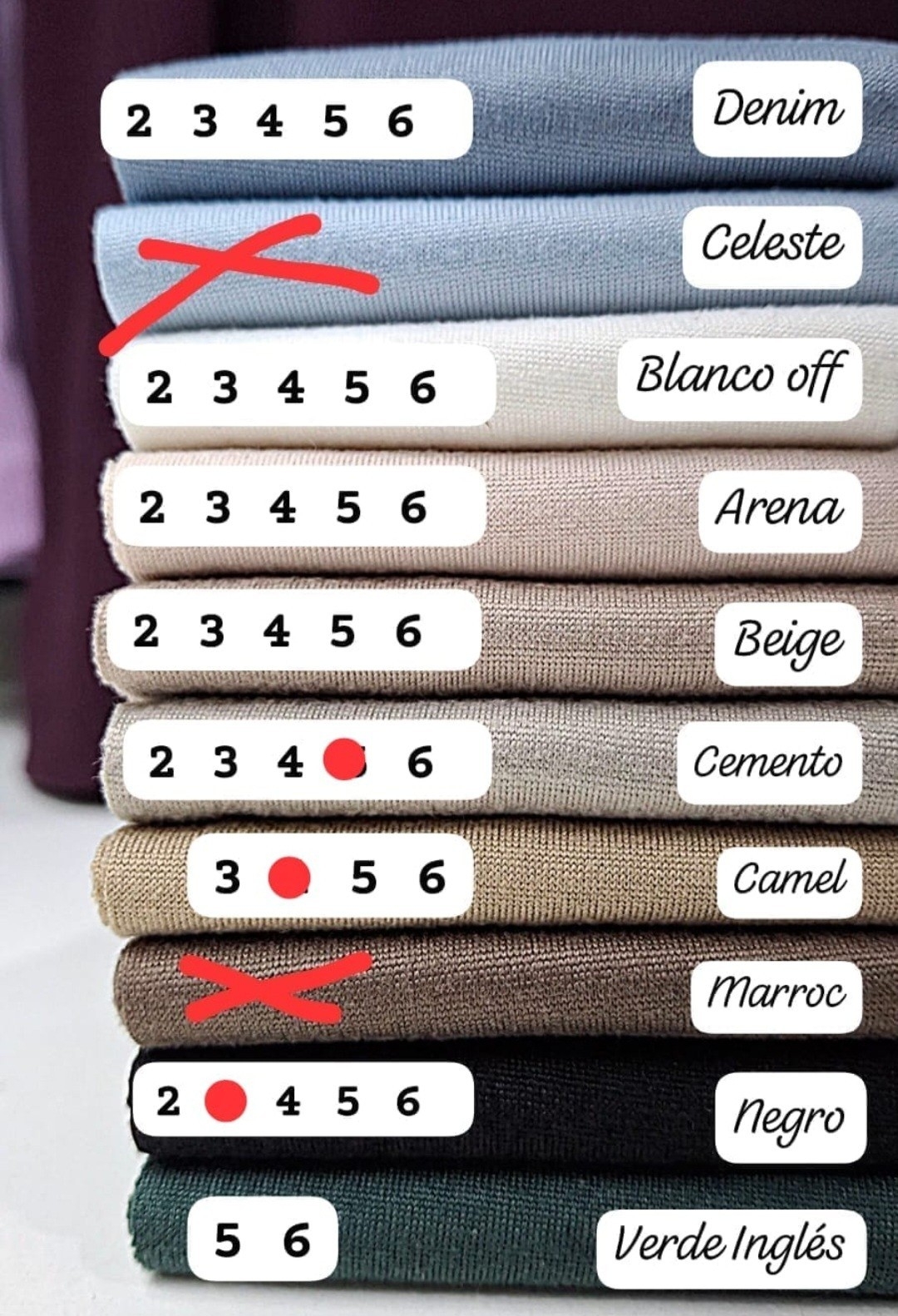 Remera Basica de Modal del 2 al 6 por Curva y Pedido - Imagen 2
