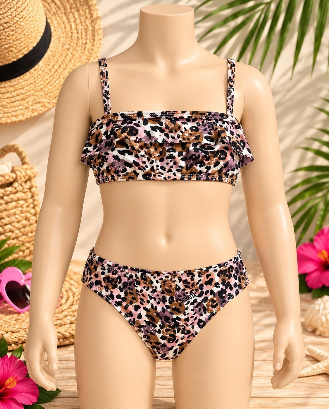 (art:500n/j) Bikini Niña/juvenil C/volados Darwin,intimate - Imagen 4
