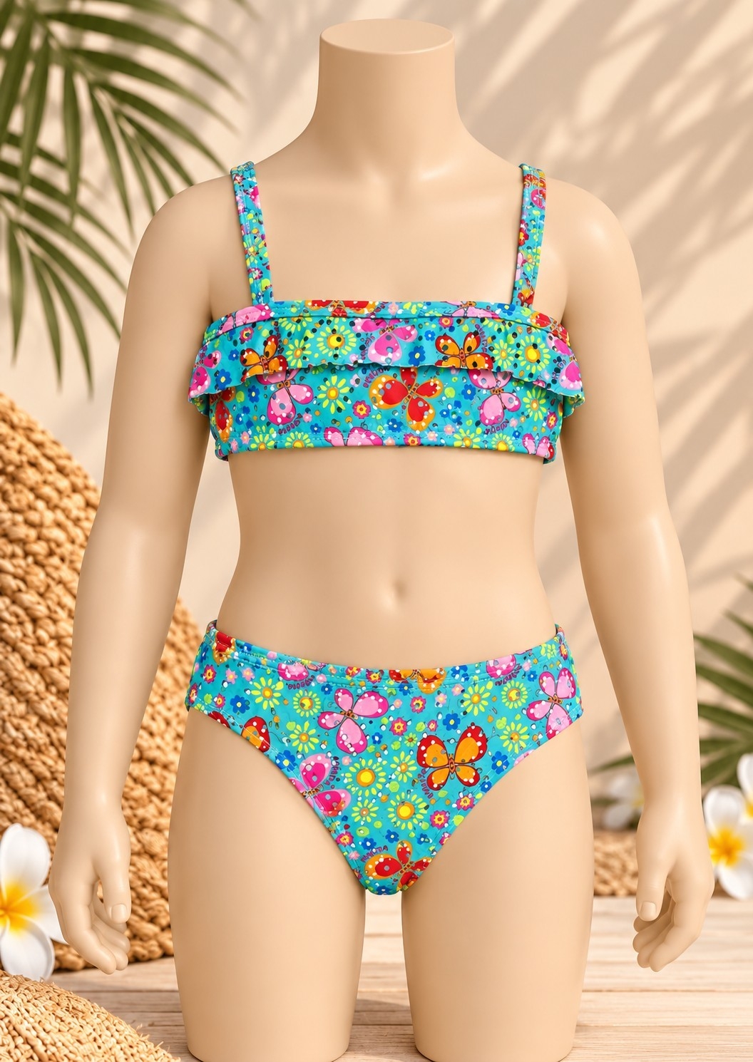 (art:500n/j) Bikini Niña/juvenil C/volados Darwin,intimate - Imagen 6