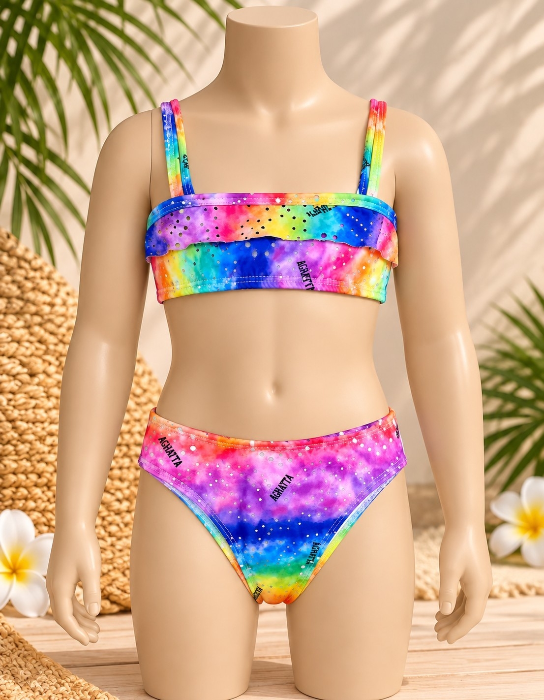 (art:500n/j) Bikini Niña/juvenil C/volados Darwin,intimate - Imagen 8
