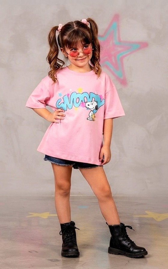 Snoopy Remeras Oversize Doble Estampa - Imagen 3
