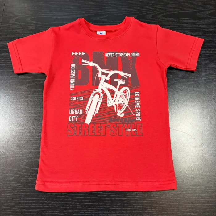 Remera de Niño Manga Corta Biker