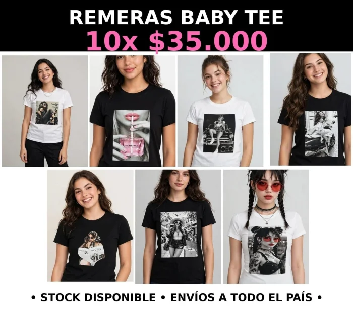 Remeras Baby Tee