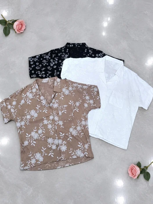 Camisa Boxy Lino Spandex