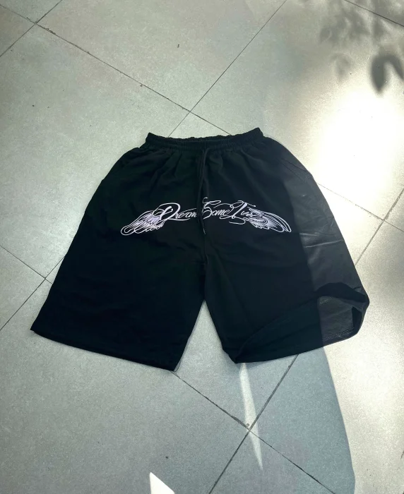 Bermuda Baggy Rustico con Estampa