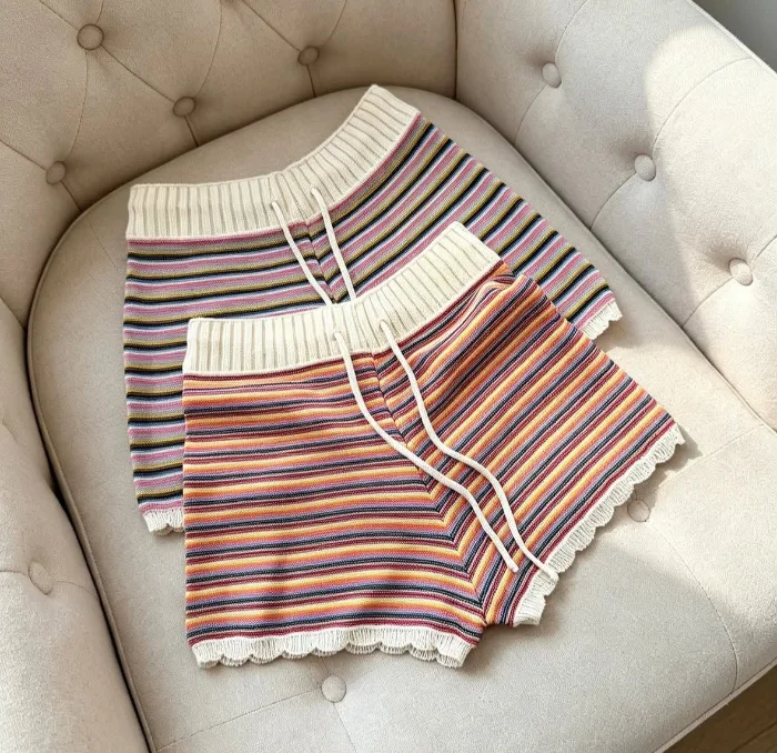 Short Tejido Rayado Premium