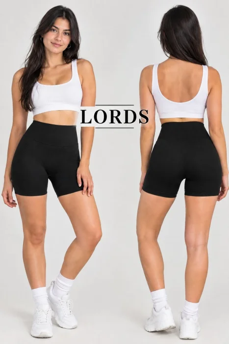Short Negro sin Frunce