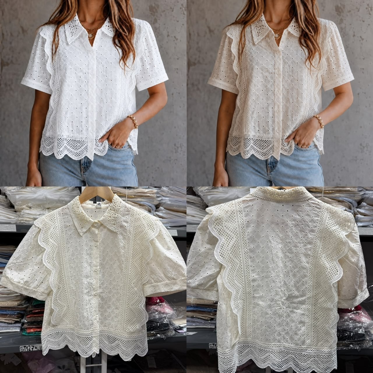 Camisa Encaje - Imagen 3