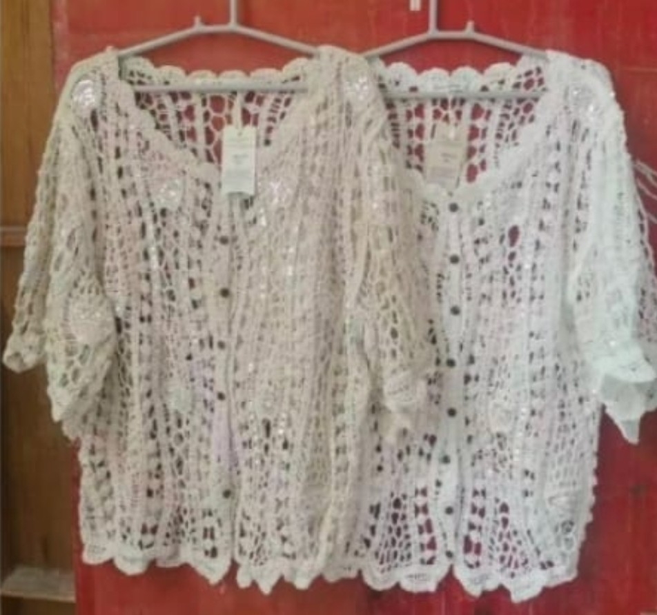 Saco Importado Tejido y Lentejuela - Imagen 3