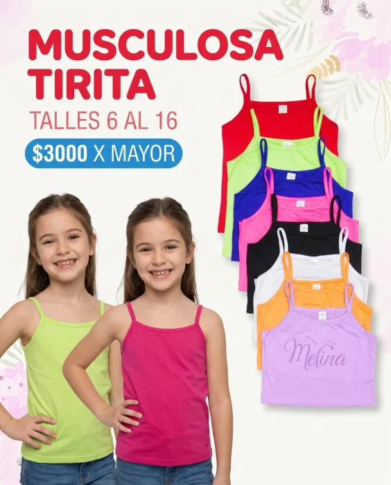 Musculosa Lisa Tirita