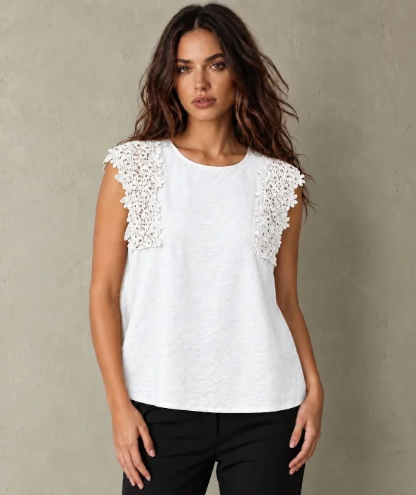 Musculosa Encaje