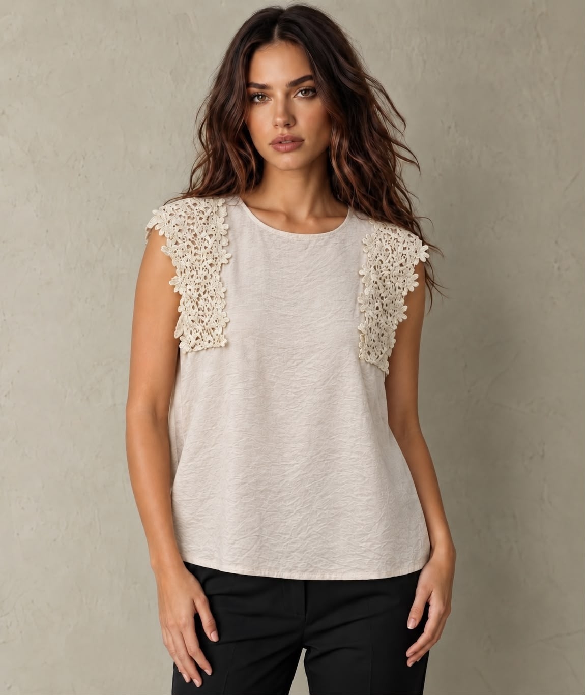 Musculosa Encaje - Imagen 2