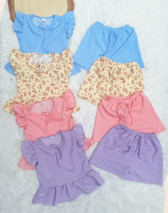 Conjunto Floreado