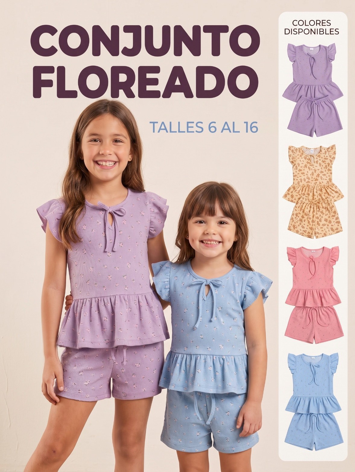 Conjunto Floreado - Imagen 2