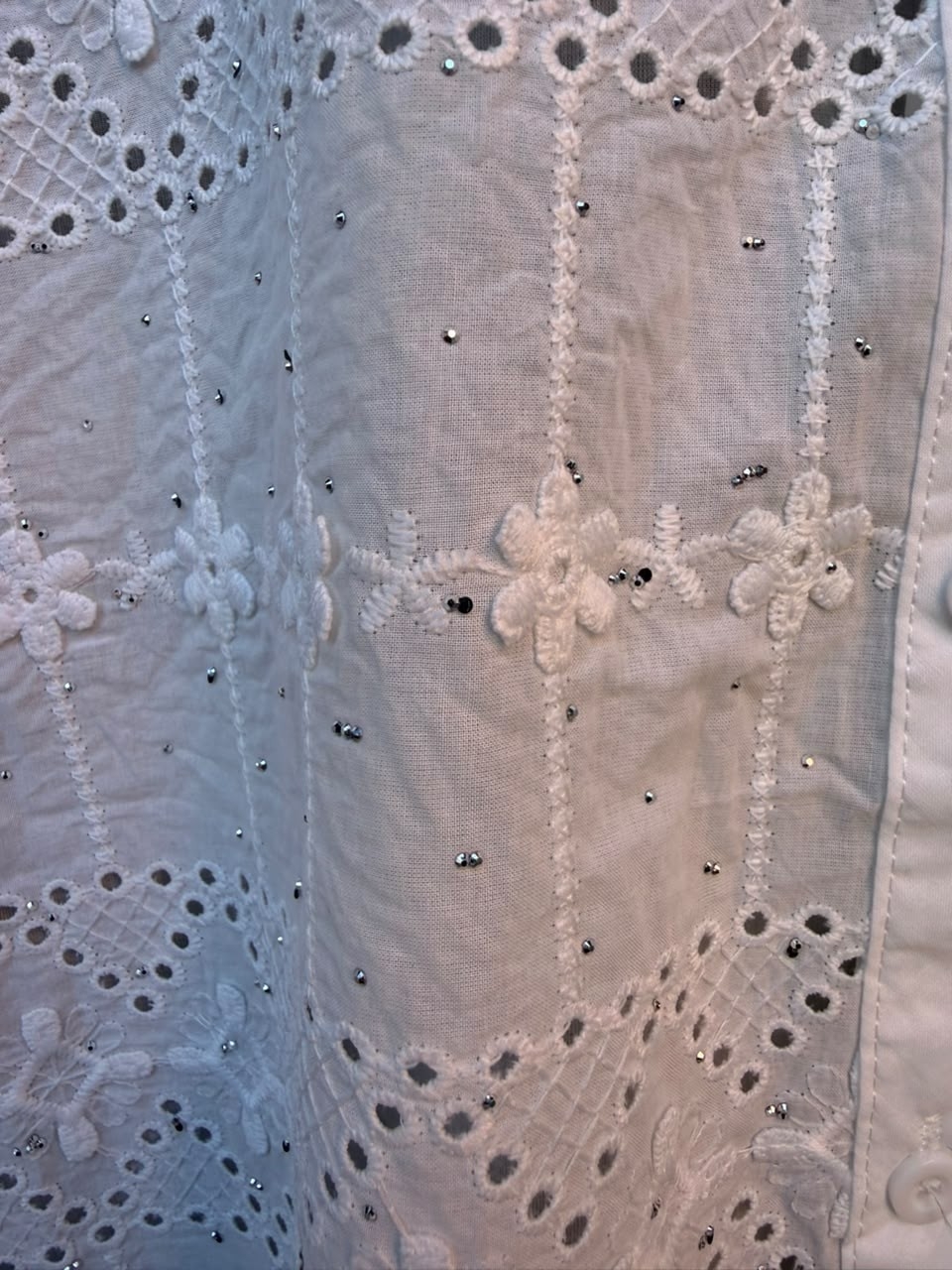 Camisa Broderi con Brillo - Imagen 4