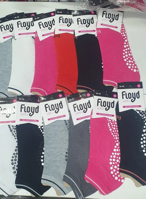 Floy Soquetes Antideslizante Dama Liso Colores