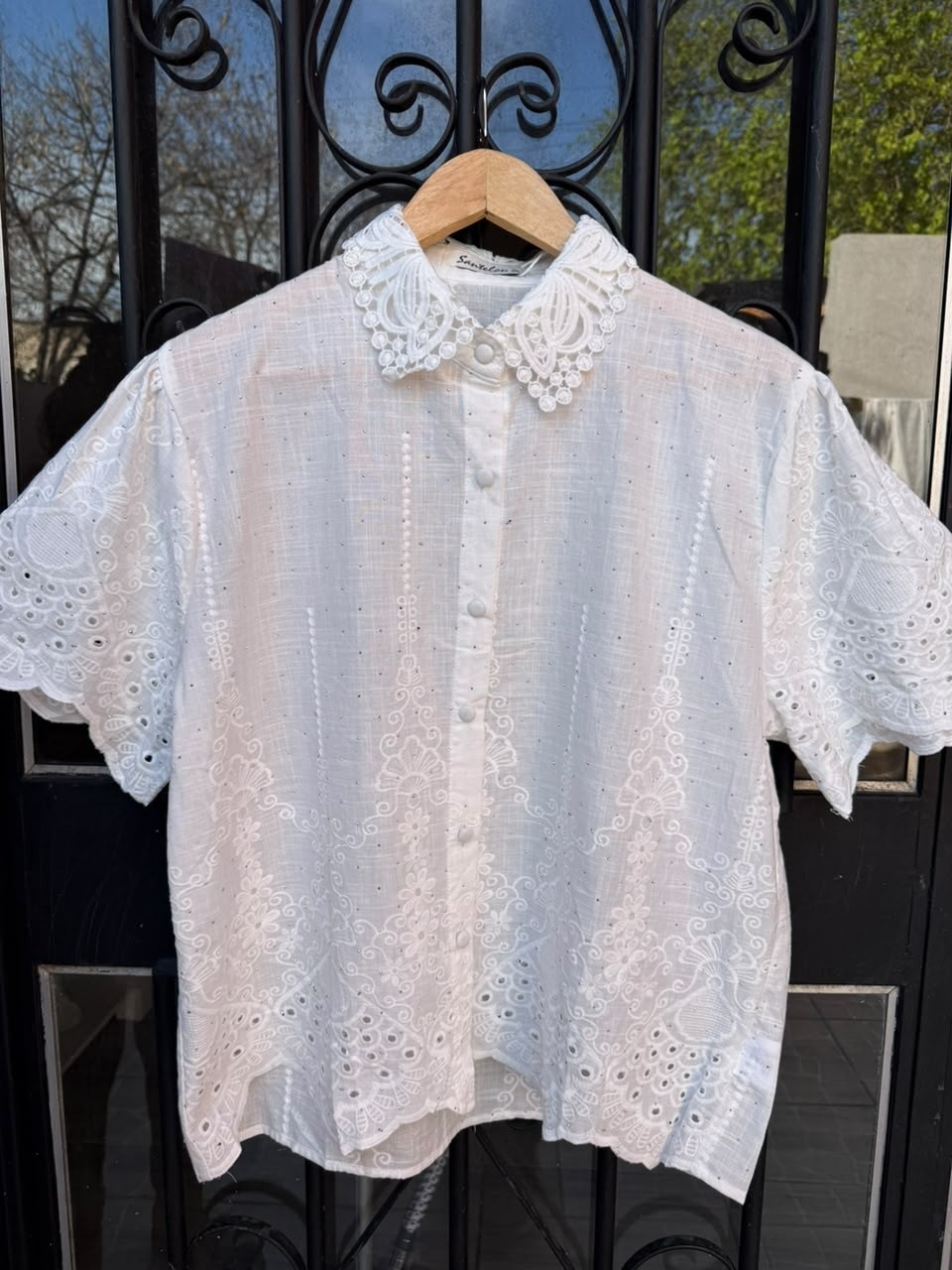 Camisa Broderi con Brillo - Imagen 3