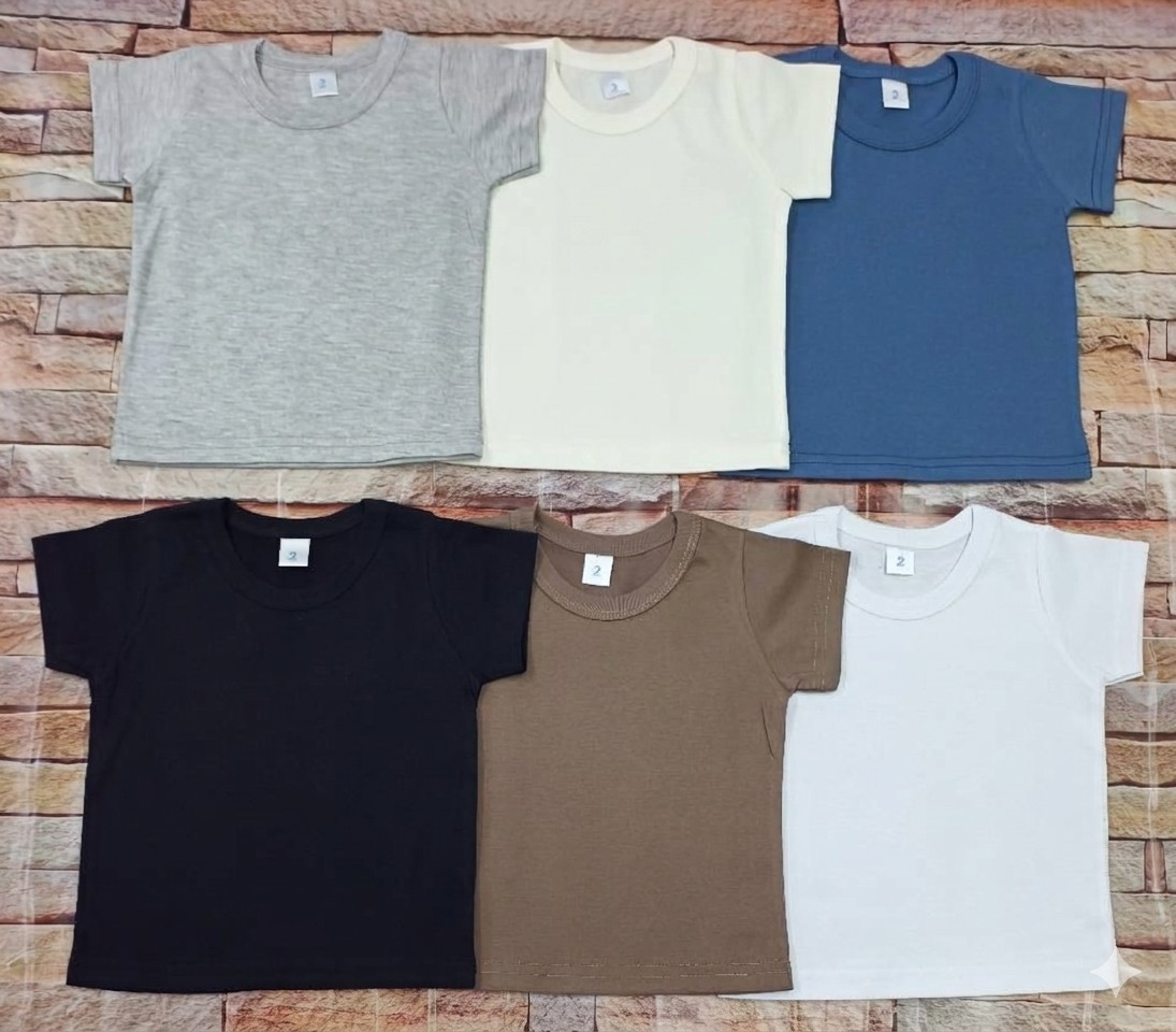 Remeras Lisos de Bebé Algodón - Imagen 2